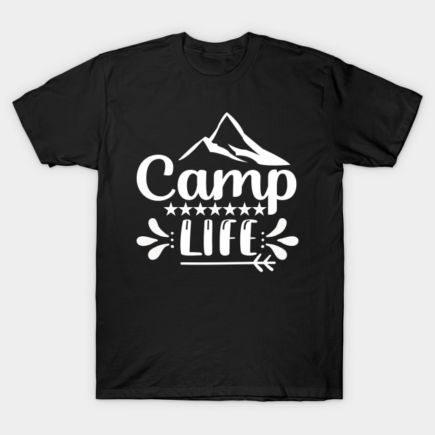 Camping lover camping life T-Shirt by G-DesignerXxX